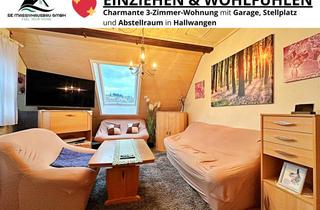 Wohnung kaufen in 72280 Dornstetten, EINZIEHEN & WOHLFÜHLEN - Charmante 3Z-WHG mit Garage und Stellplatz