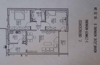 Wohnung mieten in Raiffeisenstraße 33, 79539 Lörrach, Elegante 3-Zimmer Wohnung mit Balkon im 2. OG in Lörrach