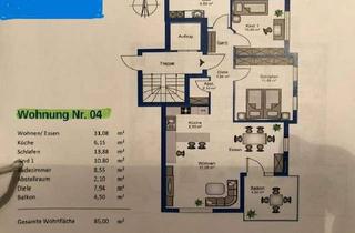 Wohnung mieten in Goldbacher Straße 30, 74564 Crailsheim, Attraktive 3-Zimmer Wohnung mit Balkon und Garage in bester Lage Crailsheim