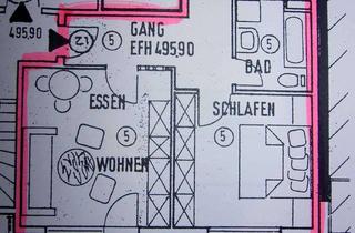 Wohnung mieten in 70839 Gerlingen, Stilvolle, gepflegte 2-Zimmer-Wohnung mit Balkon und Einbauküche in Gerlingen mit Hausmeisterservice