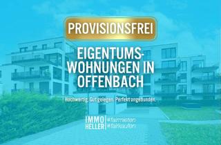 Wohnung kaufen in 63071 Offenbach am Main, Offenbach am Main - PROVISIONSFREI: Eigentumswohnungen in Offenbach