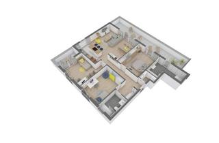 Wohnung kaufen in Willi-Bauer-Str. 14+16, 63073 Bieber, Attraktive 4,5-Zimmer-Wohnung im DG in S-Bahn-Nähe