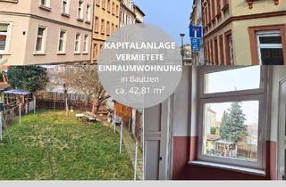 Wohnung kaufen in 02625 Bautzen, Kaufgebote erwünscht!!!! vermietete 42m² Einraumwohnung in Bahnhofsnähe von Bautzen