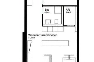 Wohnung mieten in Manzstraße, 73230 Kirchheim, Attraktive 2-Zimmer-Wohnung im Henriettengarten