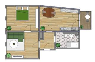 Wohnung mieten in Magdeburger Chaussee, 39288 Burg, Schöne Dachgeschosswohnung mit Balkon in Burg