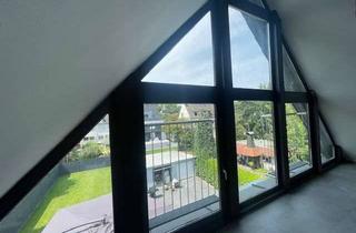 Wohnung mieten in Johannisburger Straße, 51373 Küppersteg, Traumhafte Dachgeschosswohnung mit Kamin, Fensterfront und Ausblick