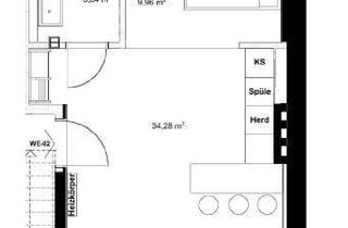 Wohnung mieten in Bonner Straße, 50389 Wesseling, Erstbezug - Moderne 1,5-Zimmer-Studiowohnung in direkter Rheinlage