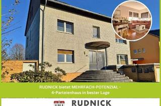 Haus kaufen in 31515 Wunstorf, RUDNICK bietet MEHRFACH-POTENZIAL - 4-Parteienhaus in bester Lage