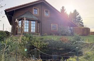 Haus kaufen in 01774 Pretzschendorf, Charmantes Blockhaus mit Kamin – gemütlich, einladend und vielseitig nutzbar