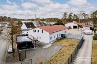 Haus kaufen in 29633 Munster, ++ Flexibles Gewerbeensemble mit Wohnfläche, Lagerhallen & Entwicklungspotenzial ++