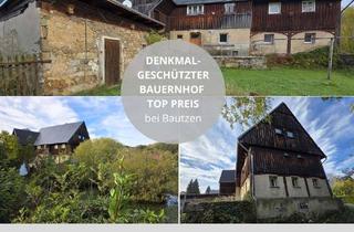 Bauernhaus kaufen in 02627 Kubschütz, Denkmalgeschützter Bauernhof bei Bautzen auf 1200m² Grund, auch als Wochenendgrundstück denkbar