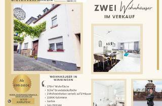 Haus kaufen in Bachstraße 44, 56333 Winningen, Zwei Häuser im Doppelpack