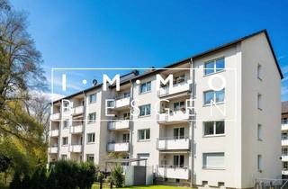 Wohnung kaufen in 45476 Styrum, Ideal für Selbstnutzer. 2 Zimmer, Loggia mit Aquariusblick, helles Fensterwannenbad und Stellplatz.