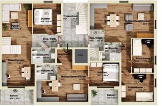 Wohnung kaufen in Escher Str. 52, 50259 Pulheim, Außergewöhnlicher Grundriss! 4 Zi.- Maisonette - Whg. 105,63m² - Dachterrasse - Aufzug