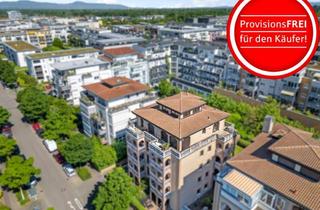 Penthouse kaufen in 79111 Rieselfeld, Hochwertiges Penthouse mit nahezu umlaufendem Balkon und Tiefgaragenstellplatz
