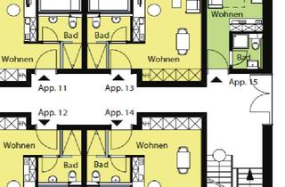 Wohnung mieten in Hildegard-Knef-Straße, 85053 Ingolstadt, 1-Zi-Wohnung/Studentenapartment mit Terrasse, mobiliert, EBK inkl. WLAN, Waschen/Trocknen usw.