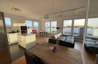 Penthouse mieten in 60438 Frankfurt, Exklusive 3-Zimmer Penthouse-Wohnung mit Skyline-Blick in Frankfurt Riedberg