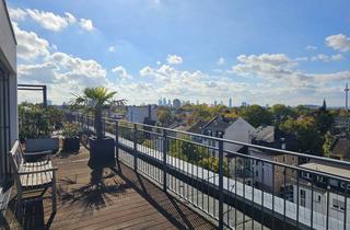 Penthouse mieten in 60435 Preungesheim, Modernes Penthouse mit 2,5 Zimmern, spektakulärer Dachterrasse und Balkon in Preungesheim