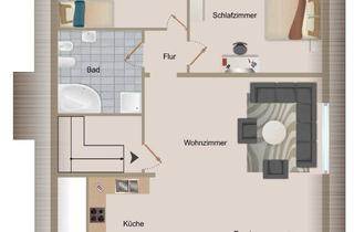 Wohnung mieten in 76689 Karlsdorf-Neuthard, 3-Zimmer Dachgeschosswohnung am Ortsrand von Karlsdorf-Neuthard