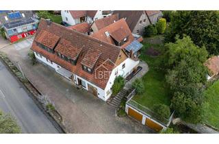 Haus kaufen in 74545 Michelfeld, Zwei Häuser, Gewerbe, Garagen & Freiflächen – vielseitiges Anwesen mit Potenzial