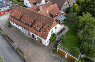 Haus kaufen in 74545 Michelfeld, Zwei Häuser, Gewerbe, Garagen & Freiflächen – vielseitiges Anwesen mit Potenzial