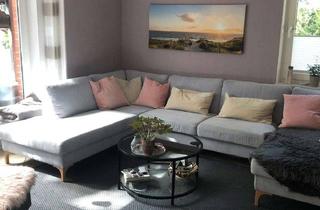 Haus mieten in Talweg 4m, 21149 Hausbruch, 4-Zimmer plus Doppelhaushälfte mit EBK, Kamin, Fußbodenheizung in Hamburg Hausbruch Waldseite