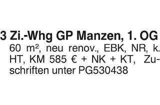 Wohnung mieten in 73037 Göppingen, 3 Zi.-Whg GP Manzen