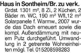 Haus kaufen in 89567 Sontheim, Haus in Sontheim