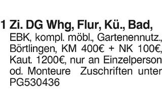 Wohnung mieten in 73104 Börtlingen, 1 DG