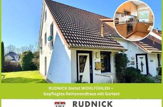 Haus kaufen in 31515 Wunstorf, Wunstorf - RUDNICK bietet WOHLFÜHLEN - Gepflegtes Reihenendhaus mit Garten!