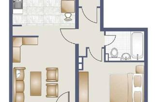 Wohnung kaufen in 34134 Kassel, Kassel - Zwei Zimmer Wohnung ohne Käuferprovision.