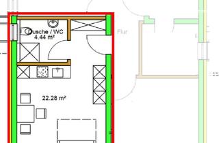 Wohnung mieten in 72108 Rottenburg, Schicke 1-Zimmer Wohnung für Berufspendler in Rottenburg am Neckar - Ergenzingen