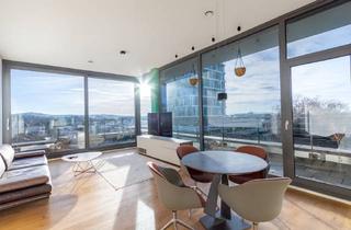 Penthouse mieten in 74072 Heilbronn, Möblierte Penthouse Wohnung mit wunderschönem Blick über die Stadt Heilbronn