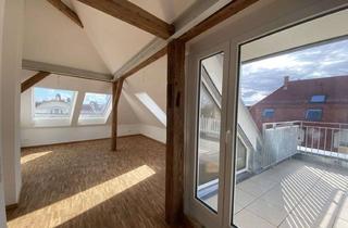 Wohnung mieten in 76135 Weststadt, Neue 3‑Zimmer Dachgeschosswohnung in Karlsruhe Weststadt