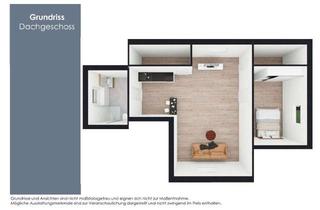 Wohnung mieten in 86529 Schrobenhausen, Erstbezug: Moderne 2 Zimmer DG Wohnung mit offener Wohnküche