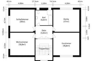 Immobilie mieten in Vaestestraße, 45289 Burgaltendorf, Altbaucharme trifft moderne Sanierung: Lichtdurchflutete 3-Zimmer-Wohnung mit Garten, 80 m²