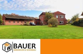 Haus kaufen in 26188 Edewecht, Attraktives Renditepaket: 3 Wohneinheiten + Nebengebäude + Bauoptionen