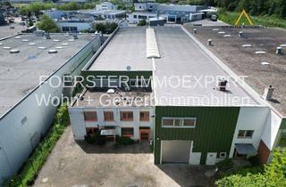 Gewerbeimmobilie kaufen in 75179 Pforzheim, Hohe Halle ca.1500m²+Bürogeb.200m²=840k€+Gelände 2370m²=545k.€PF-West A8,f.Lager,Produktion,Großhdl.