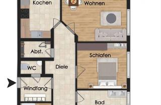 Wohnung kaufen in 26655 Westerstede, Erdgeschosswohnung mit Gartenanteil – in Kürze bezugsfrei!