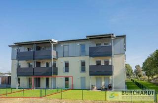 Wohnung kaufen in 16727 Oberkrämer, Barrierefreie Terrassenwohnung mit kleinem Garten in energieeffizientem A+ Haus.