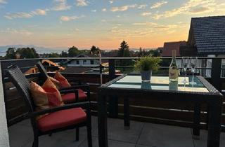 Wohnung mieten in Eichenweg 5b, 83339 Chieming, Wundnerschöne möblierte Wohnung über den Dächern von Chieming