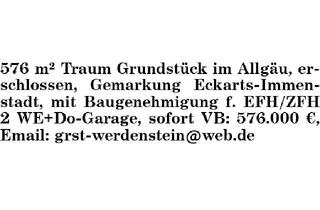 Grundstück zu kaufen in 87509 Immenstadt, Grundstück zu verkaufen