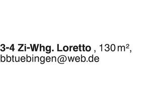 Wohnung mieten in 72070 Tübingen, 3-4 Zi-Whg. Loretto, 130 qm