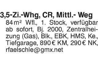 Wohnung mieten in 74564 Crailsheim, 3,5-Zi.-Whg, CR, Mittlerer Weg