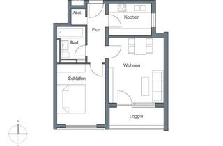 Wohnung kaufen in 82256 Fürstenfeldbruck, Fürstenfeldbruck - Neu renovierte 2-Zimmer-Wohnung mit Loggia - Top Kapitalanlage