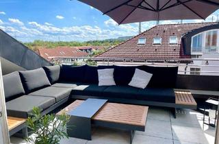 Wohnung kaufen in Voglbachlweg 24, 85774 Unterföhring, Schöne, helle 4 Zimmer Dachterassen Wohnung auf 2 Ebenen mit gesamt 170qm Wohn-/Nutzfläche.