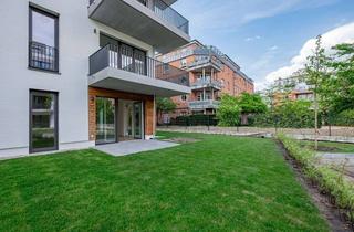 Wohnung kaufen in Wendenschloßstraße 330-332, 12557 Köpenick, Wohnen wie im eigenen Haus: 3 Zimmer mit 200 m² Garten & 2 Terrassen