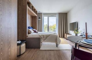 Wohnung mieten in Buschkrugallee 64, 12359 Britz, Möbliertes Studio Medium mit Gemeinschaftsflächen: Padelplatz, Fitness, Dachterrasse & mehr