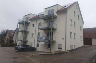 Wohnung mieten in Ostheimer Hauptstraße 24, 91747 Westheim, 72 m² Neubauwohnung mit EBK, Balkon und Stellplatz - Erstbezug