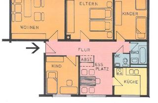 Wohnung mieten in Heinrich-Plett-Straße 59, 34132 Oberzwehren, Top Familienwohnung in grüner Lage von Brückenhof